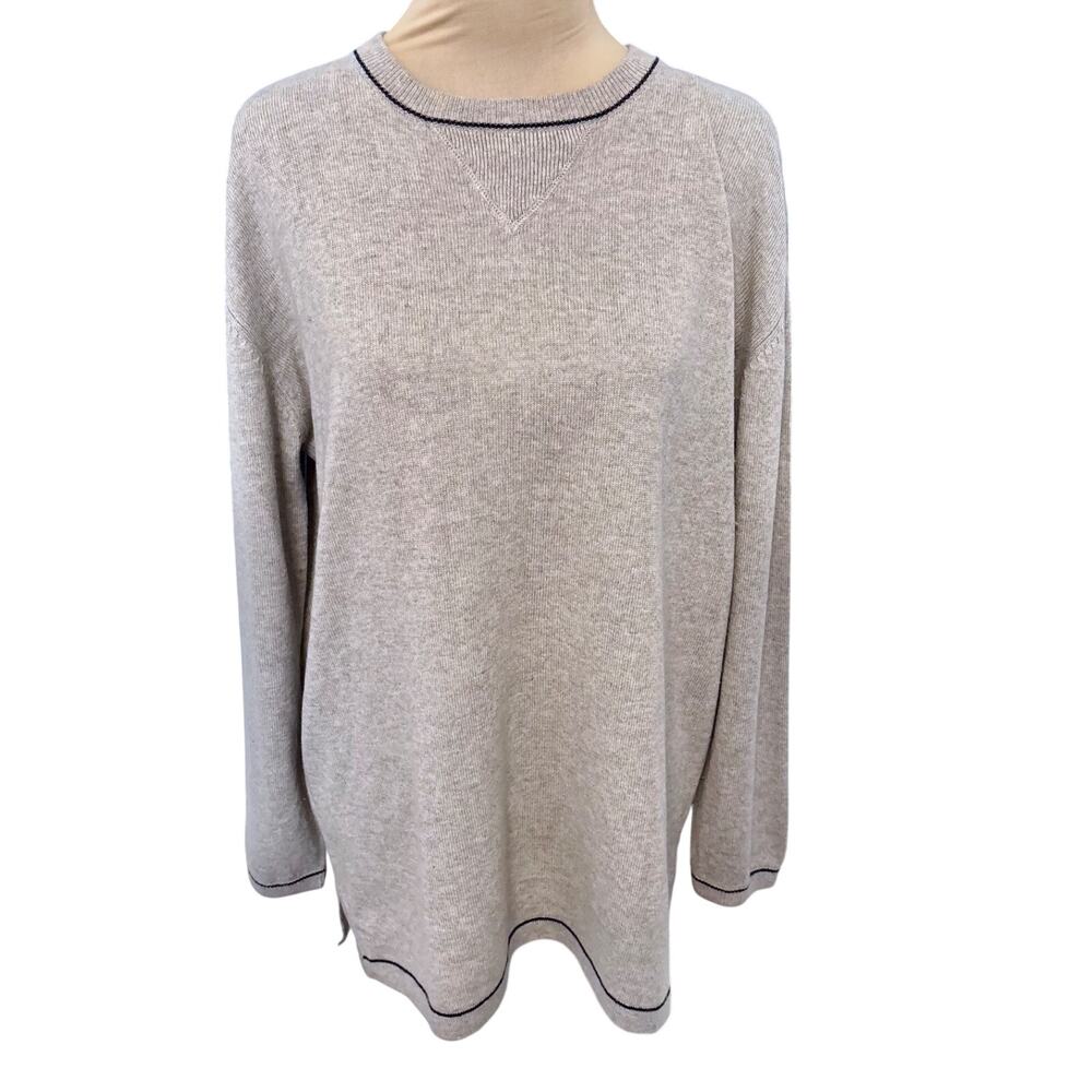 Alex Garfield for Garfield & Marks Mens Cashmere Silk Pullover Sweater Crewneck